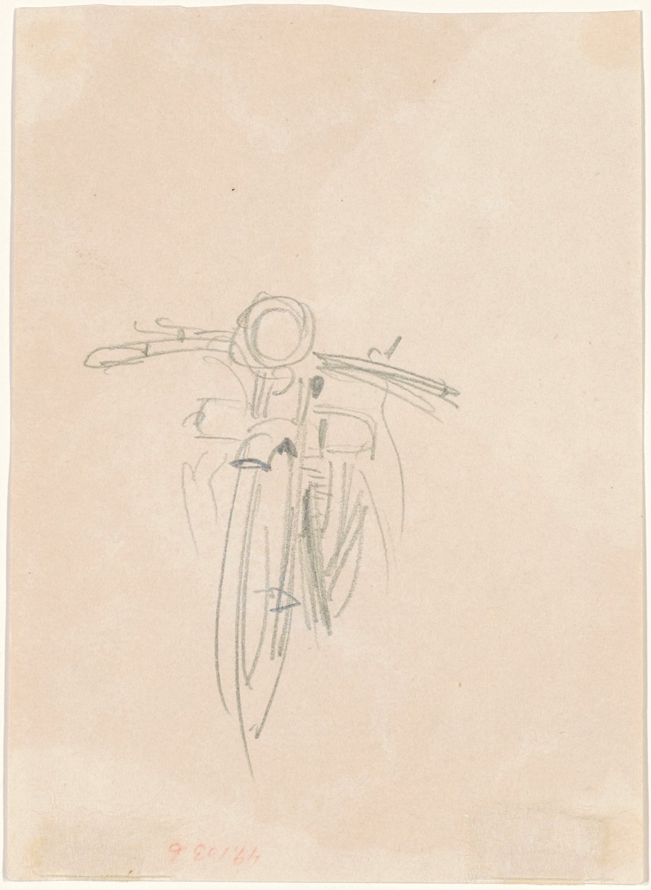 Motorsykkel [verso] av John Singer Sargent