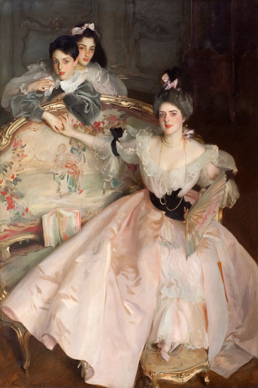 Fru Carl Meyer og barna hennes av John Singer Sargent