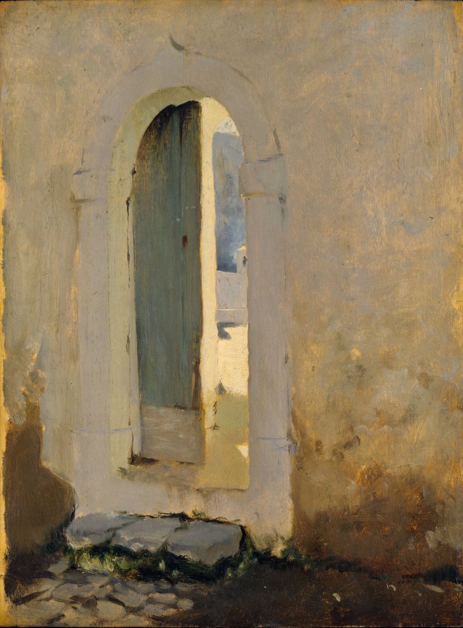 Åpen døråpning, Marokko, 1879-80 av John Singer Sargent