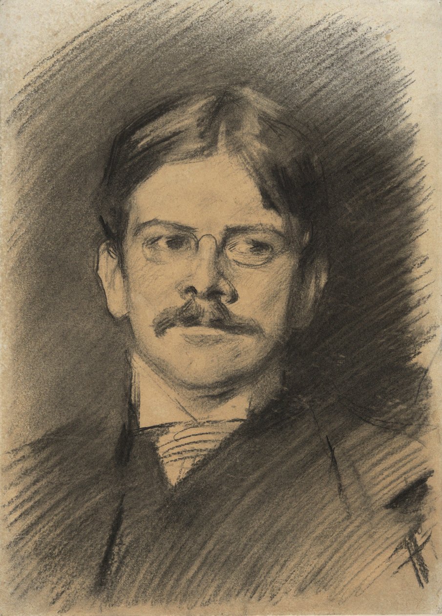 Portrett av Edwin Austin Abbey av John Singer Sargent
