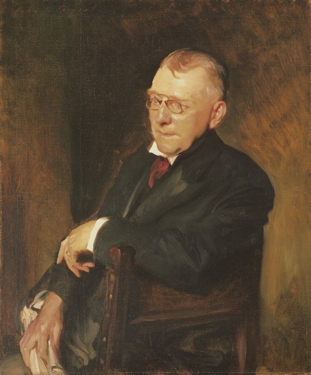 Portrett av James Whitcomb Riley av John Singer Sargent