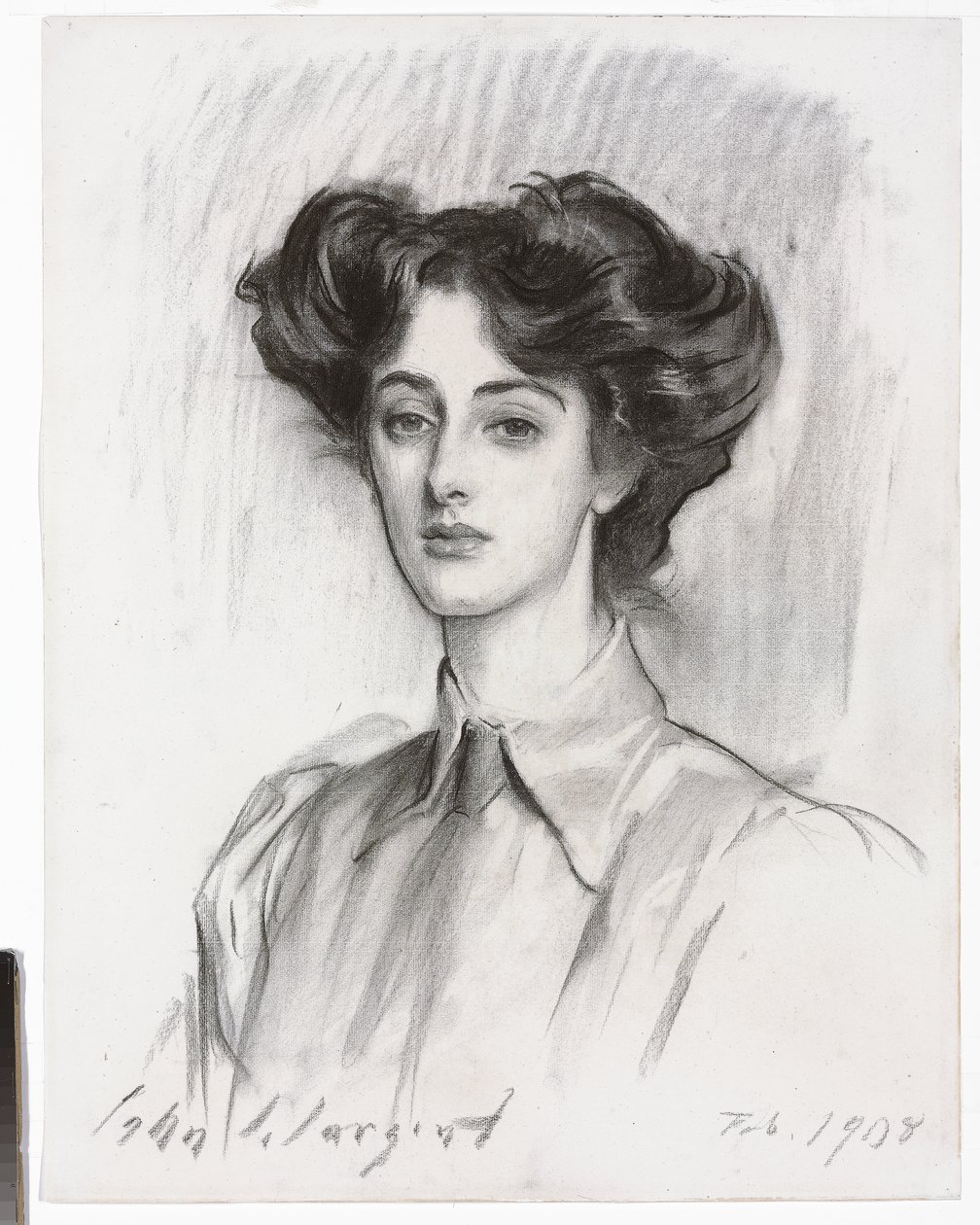 Portrett av Lady Elsie Meyer, februar 1908 av John Singer Sargent