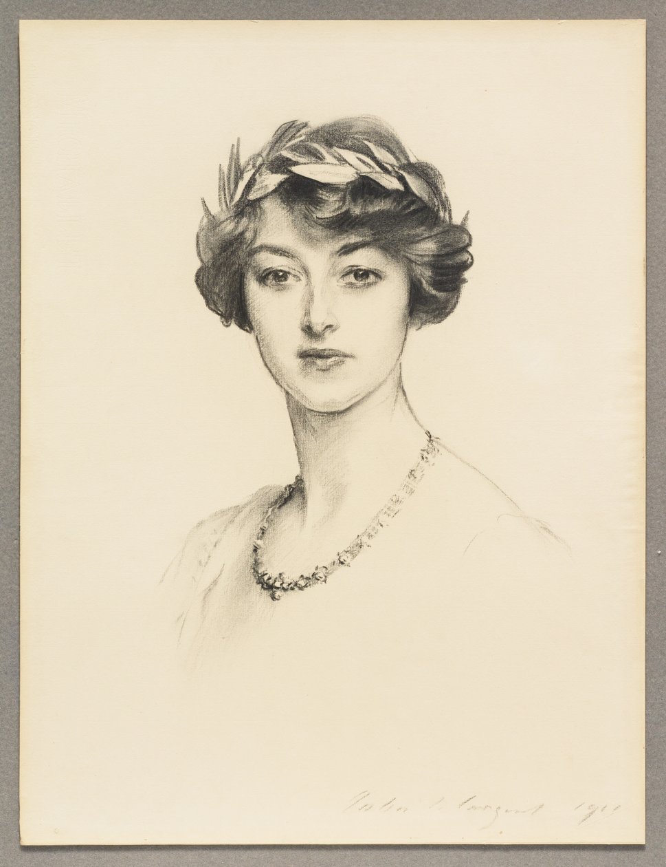 Portrett av fru Gilbert Russell av John Singer Sargent