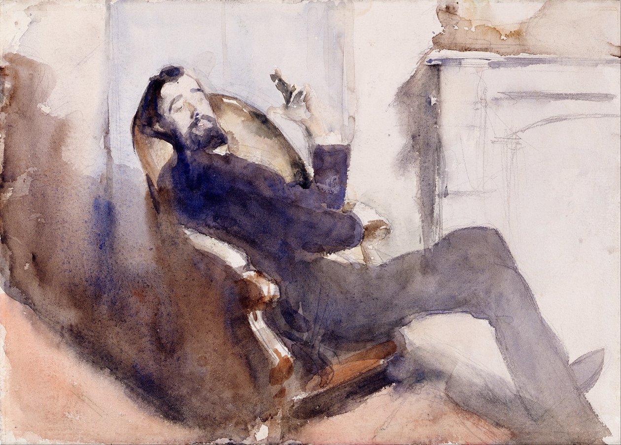 Portrett av Paul-César Helleu av John Singer Sargent