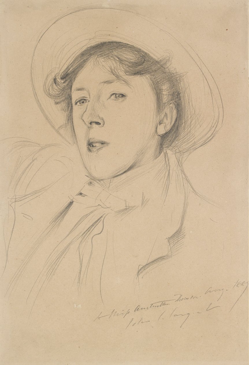 Portrett av Vernon Lee, 1889 av John Singer Sargent