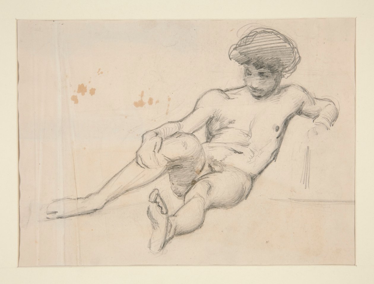 Tilbakelent nakenfigur av John Singer Sargent