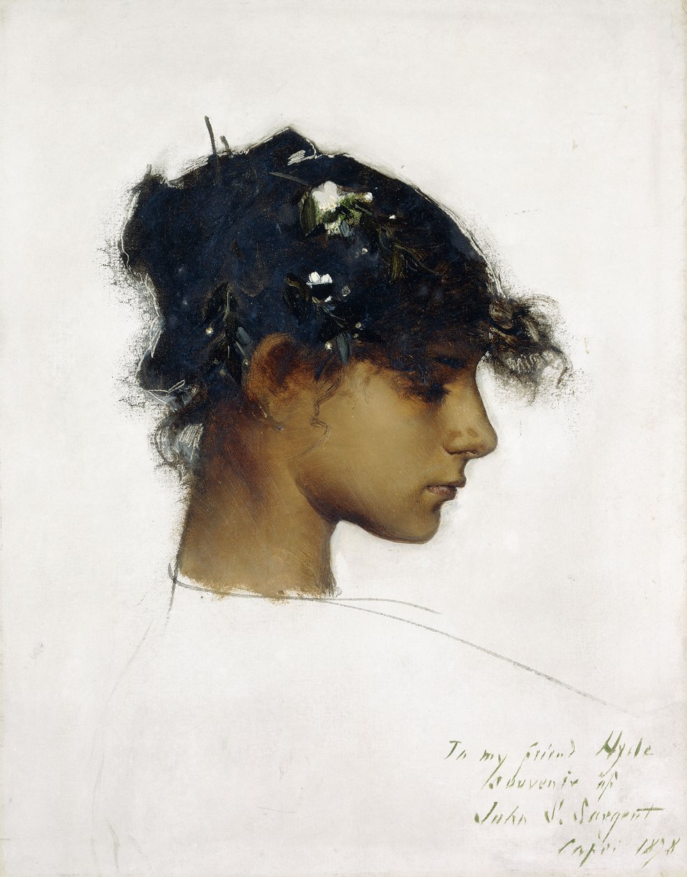 Rosina Ferrara - Capri-jenta, 1878 av John Singer Sargent