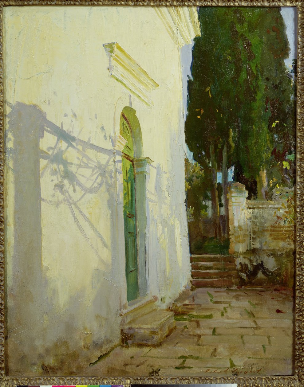 Skygger på en vegg på Korfu av John Singer Sargent