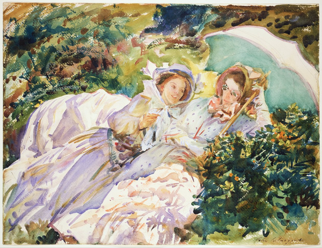 Simplonpasset: Ertingen av John Singer Sargent