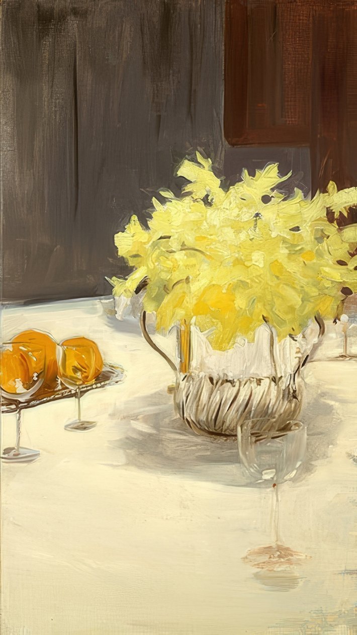 Stilleben med påskeliljer. Rundt 1885-95 av John Singer Sargent