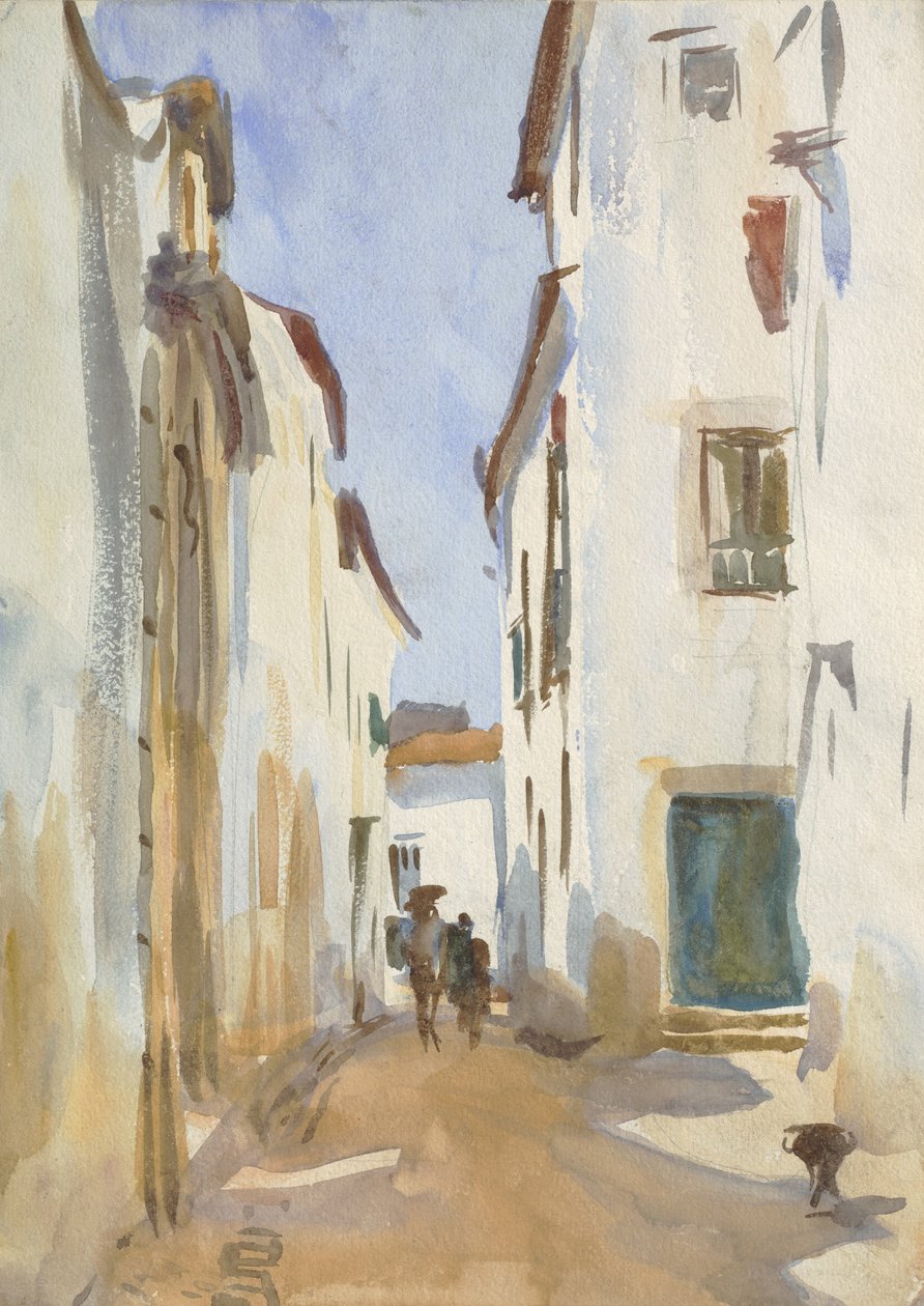 Gate i en middelhavsby av John Singer Sargent
