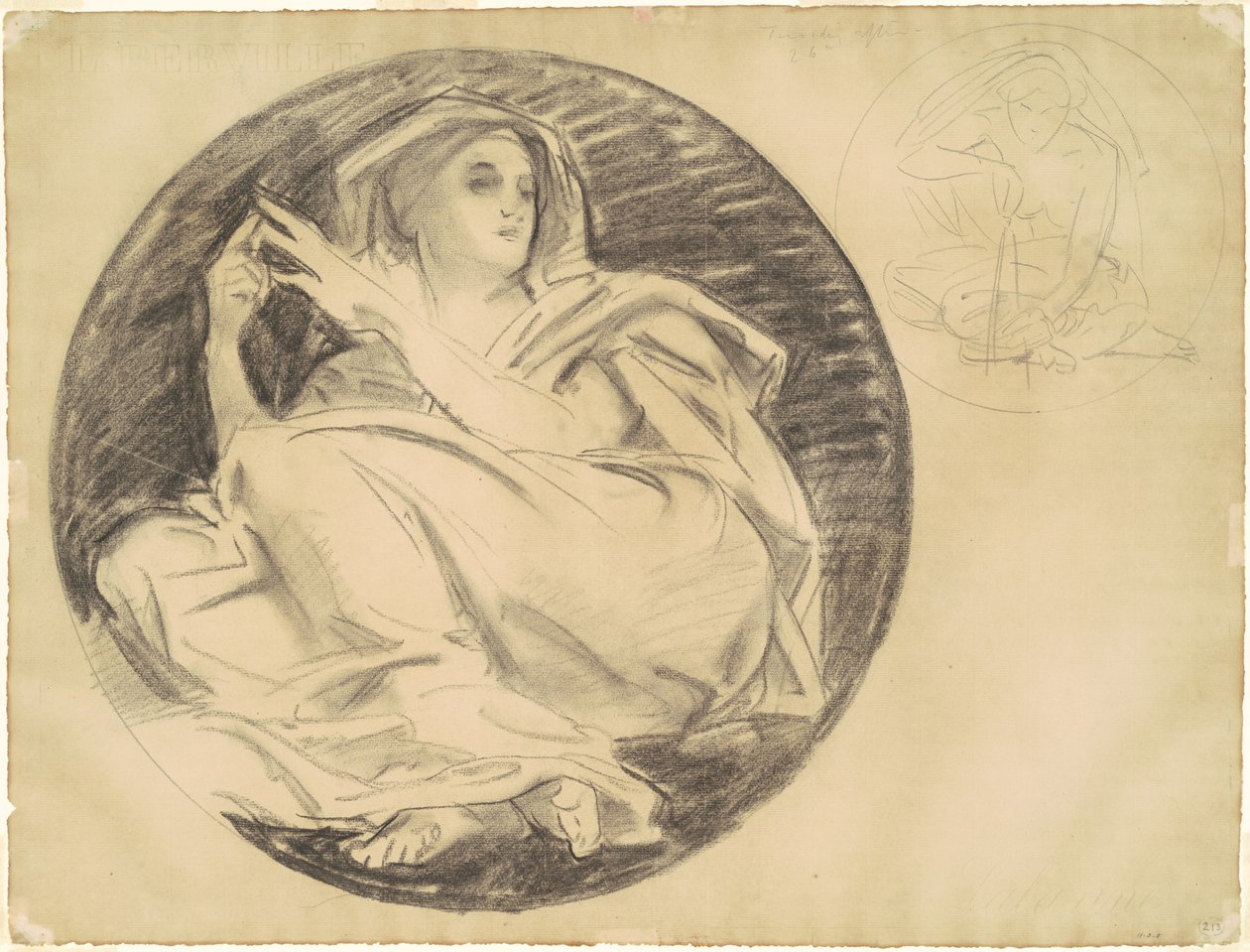 Studier for astronomi, ca. 1921. av John Singer Sargent