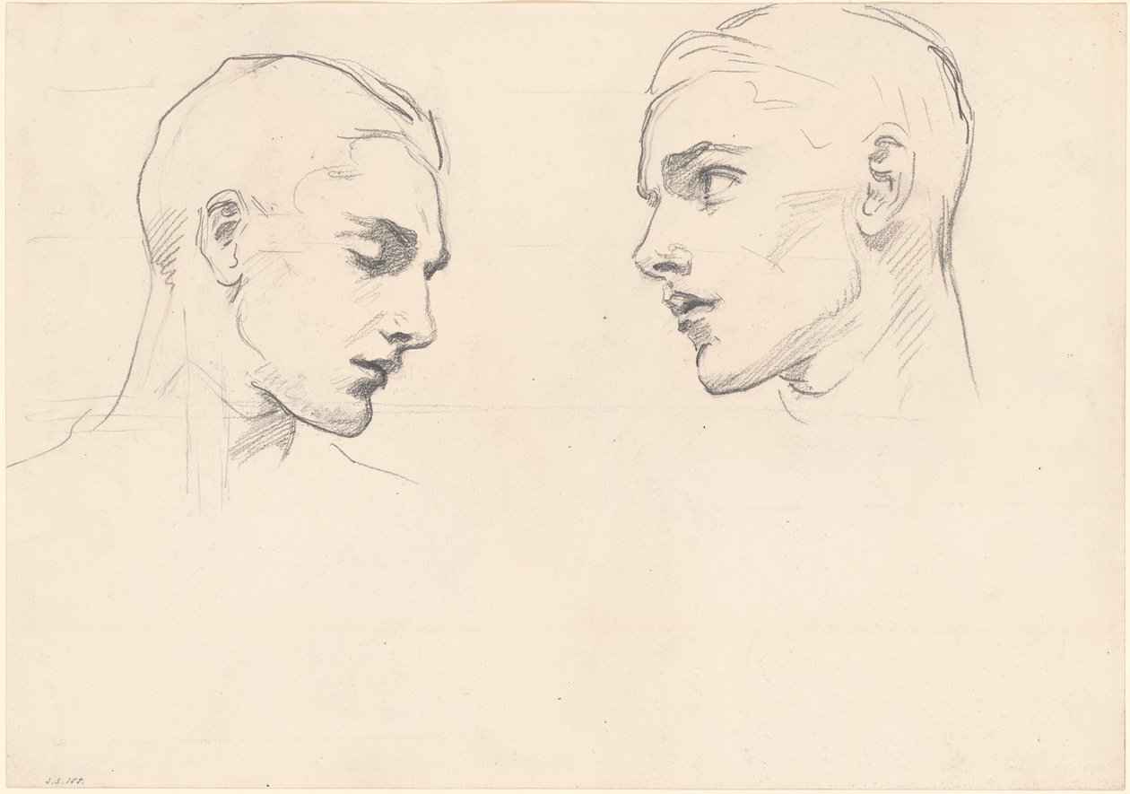 Studier av en manns hode av John Singer Sargent