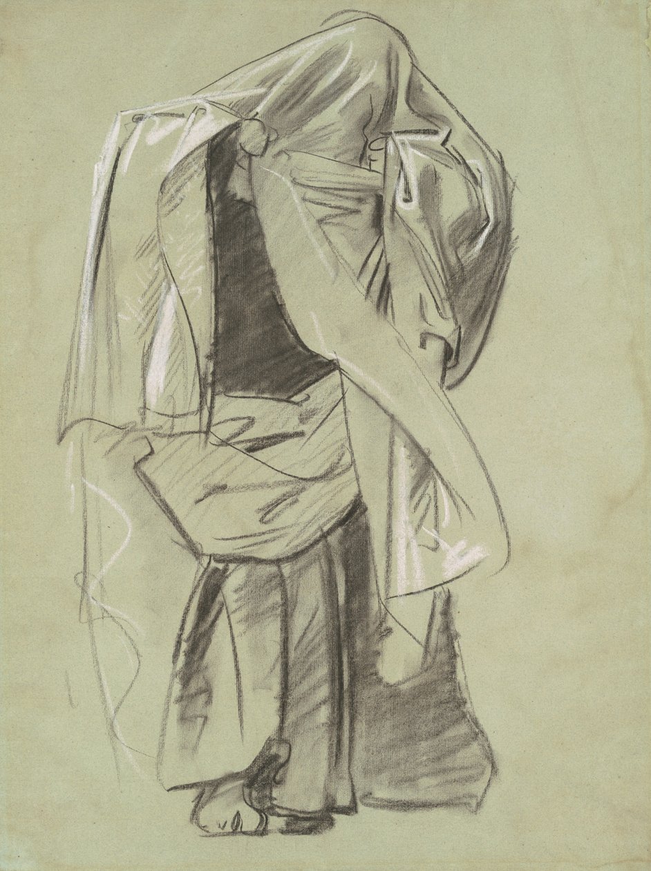 Studie for Frise of Prophets, 1890-1892. av John Singer Sargent