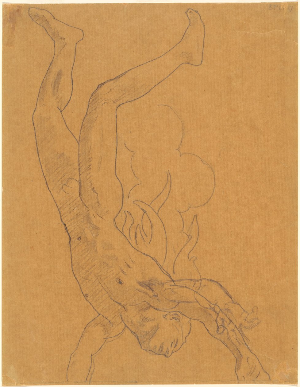 Studie for "Phaeton" av John Singer Sargent