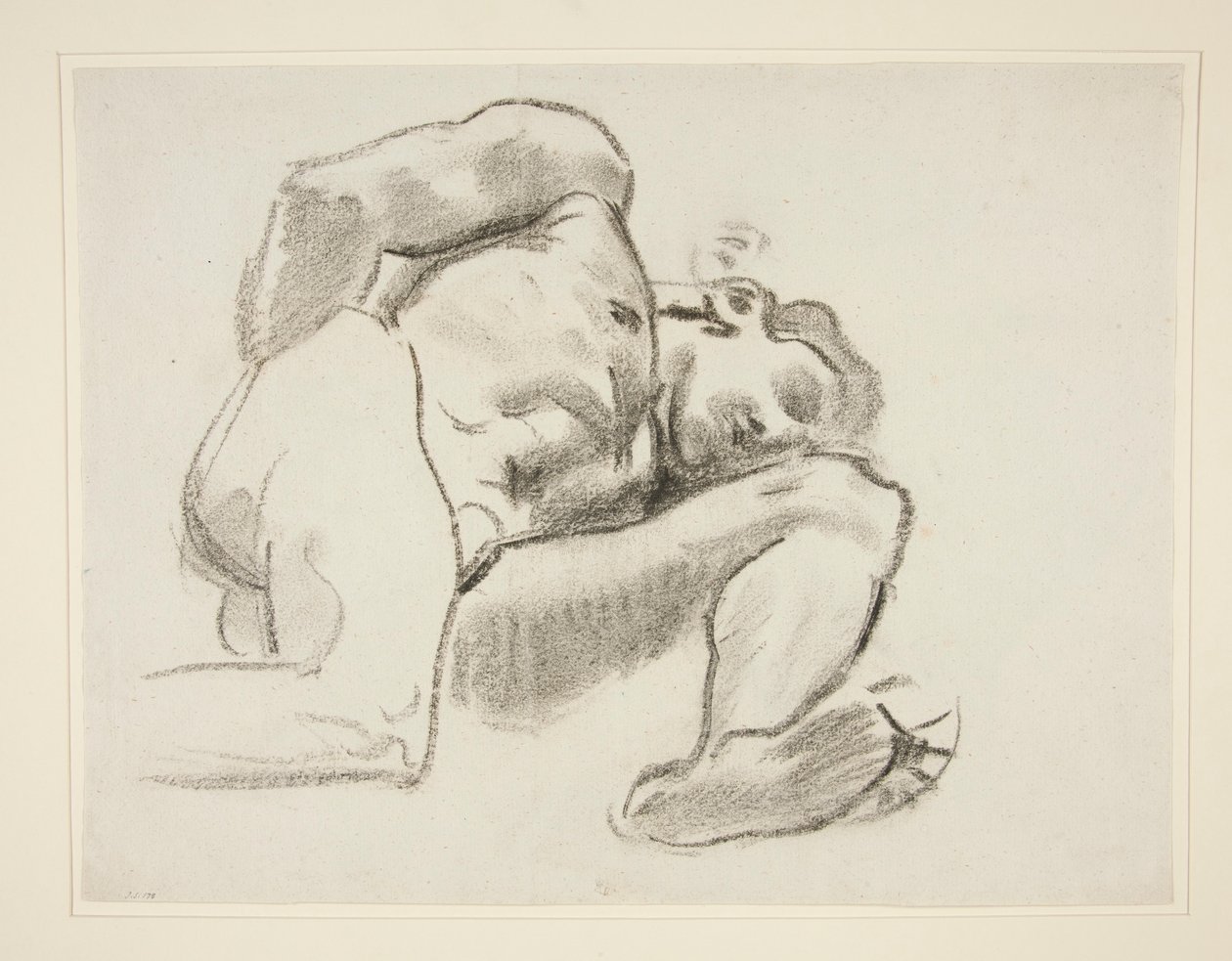 Studie for Prometheus, rondel, Rotunda, Museum of Fine Arts Boston av John Singer Sargent