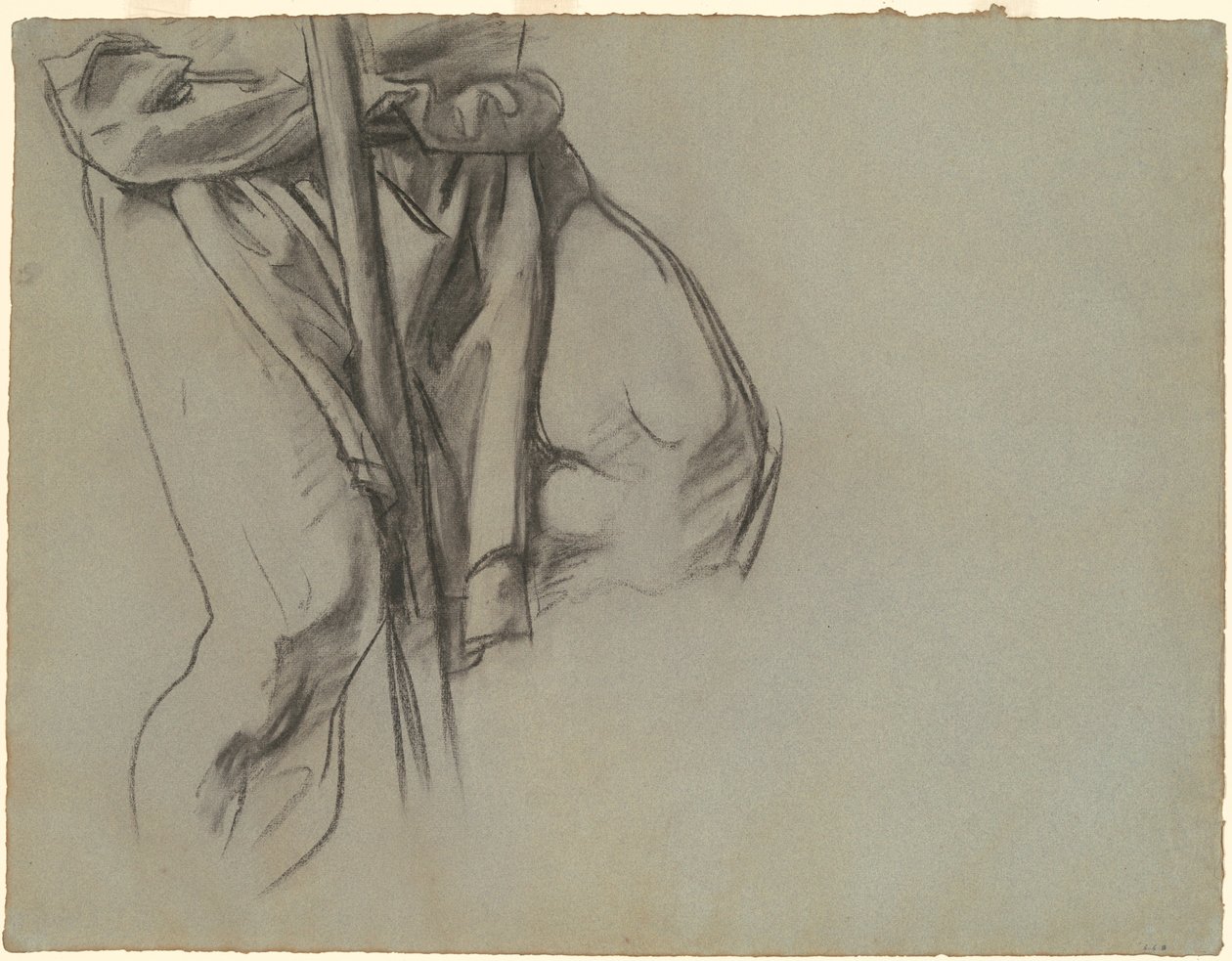 Studie av Adam for "Rosekransens femten mysterier" av John Singer Sargent