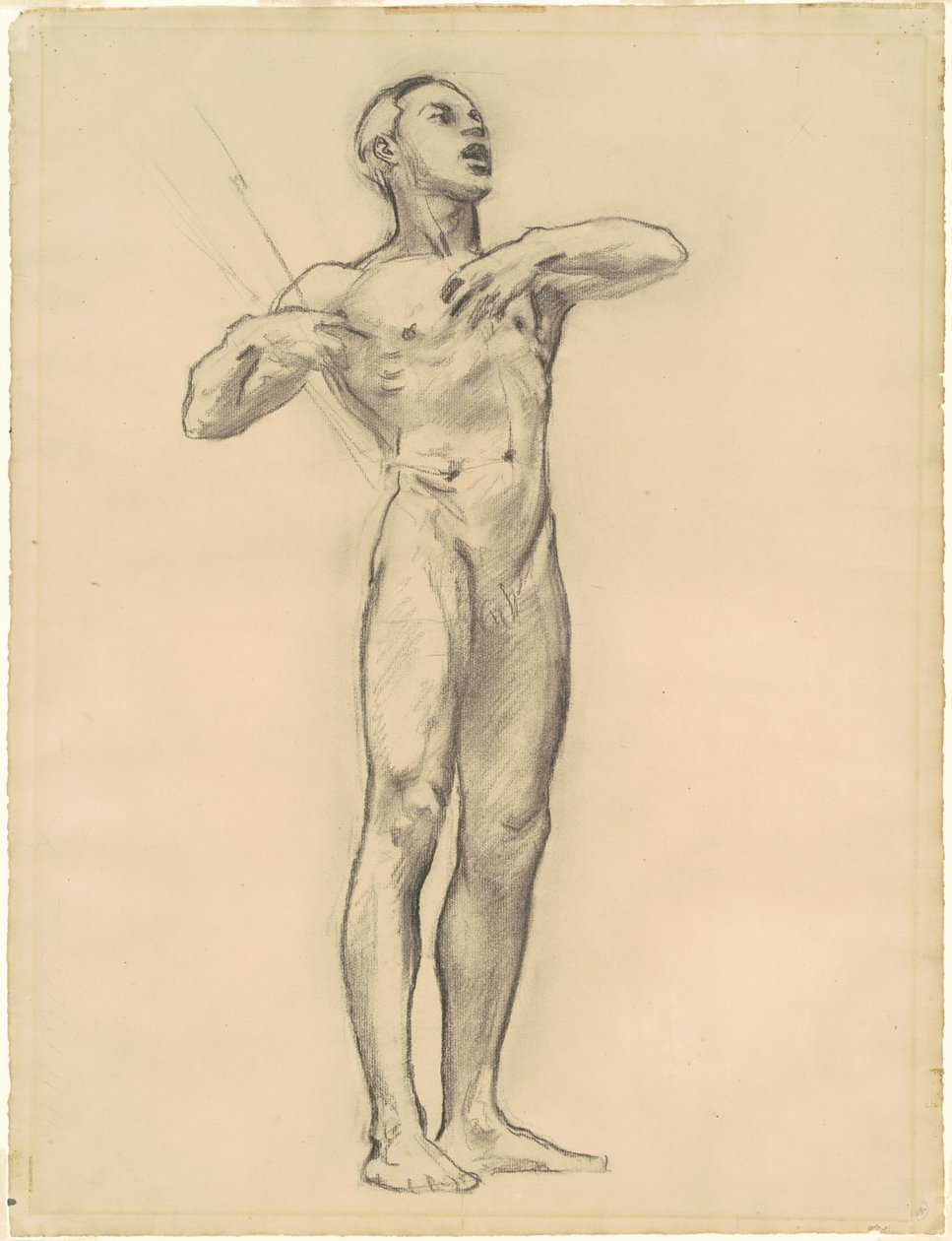 Studie av Orpheus for "Klassisk og romantisk kunst" av John Singer Sargent