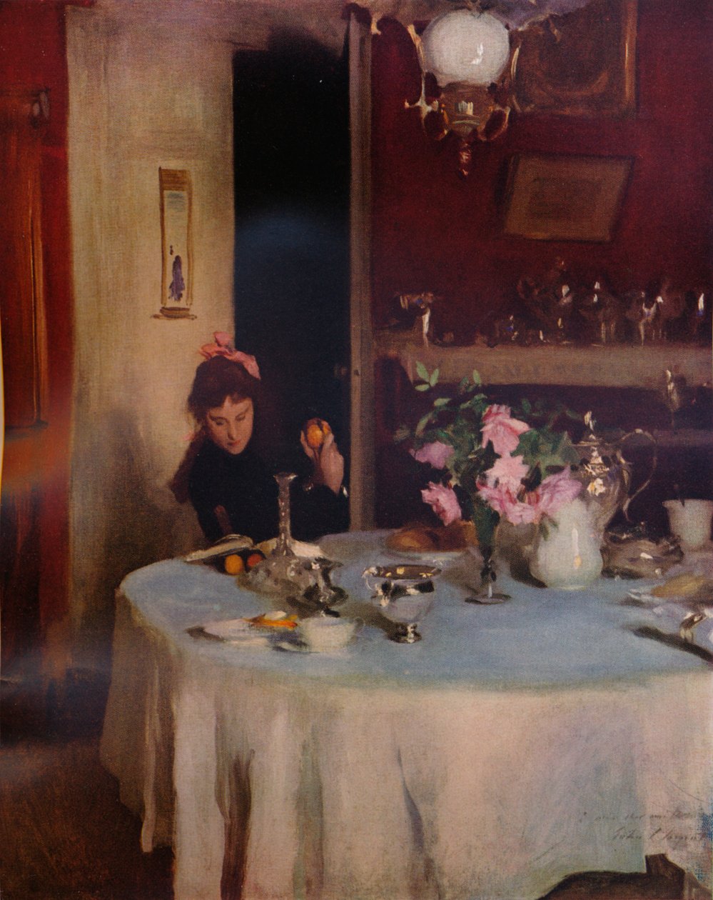Frokostbordet, 1884 1934 av John Singer Sargent