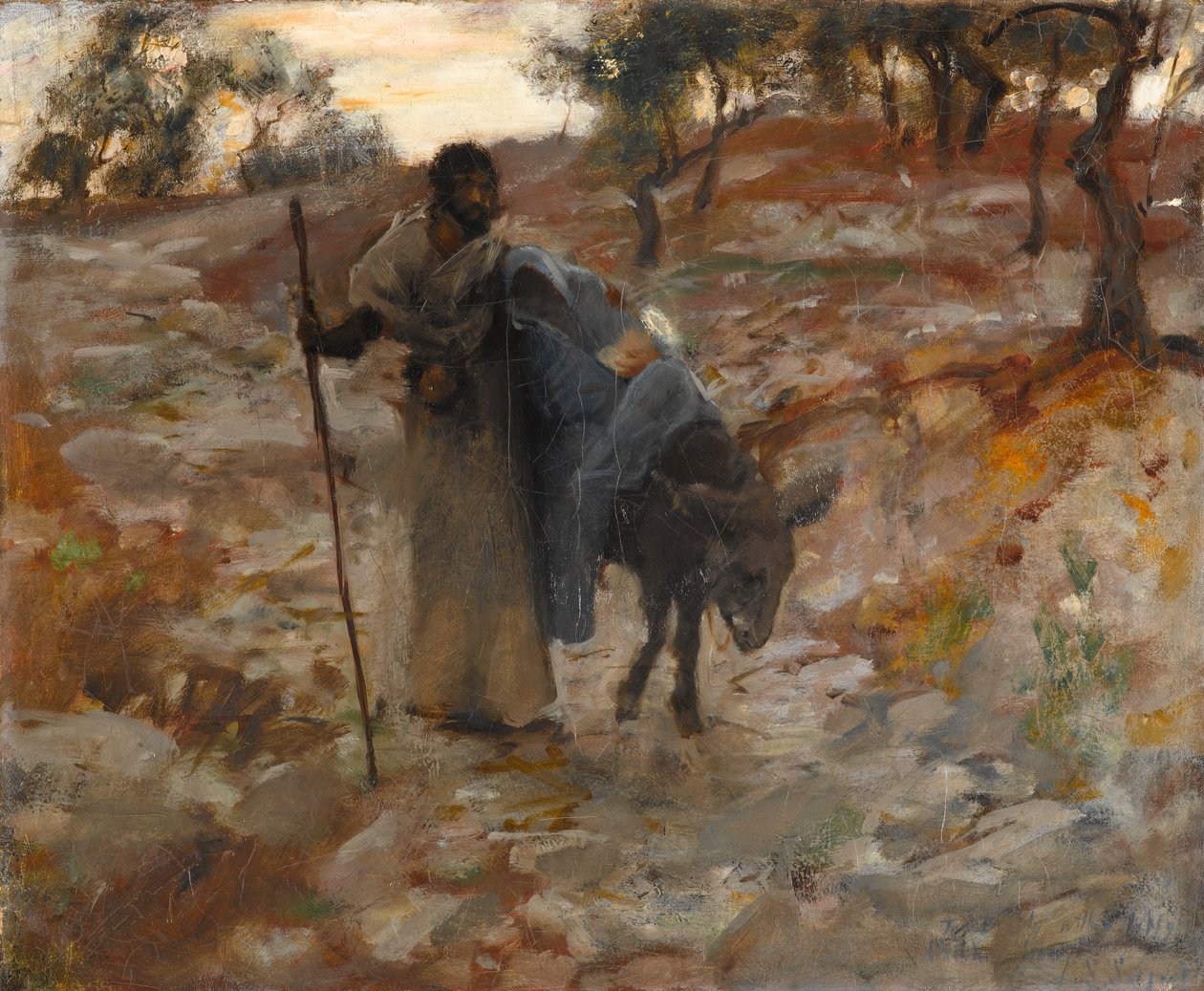 The Flight into Egypt, ca. 1877-79 (olje på lerret) av John Singer Sargent