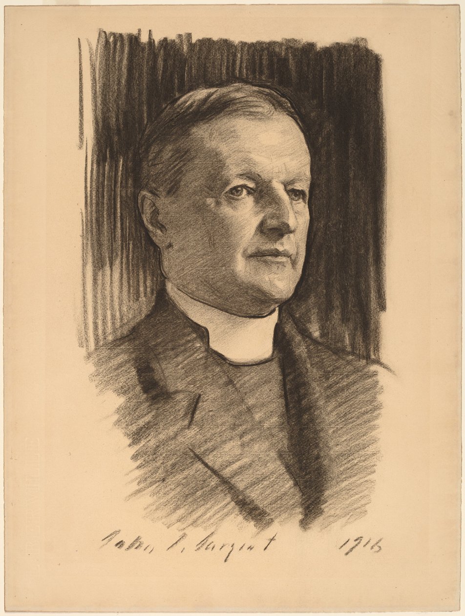 Rt. Pastor William Lawrence, 1916. av John Singer Sargent