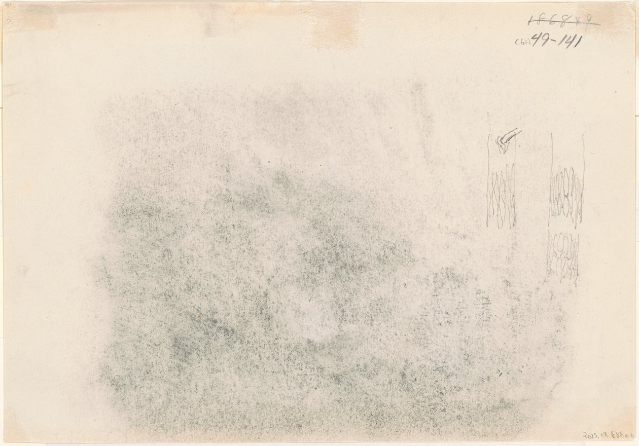 Trestammer [verso], 1868-1869. av John Singer Sargent