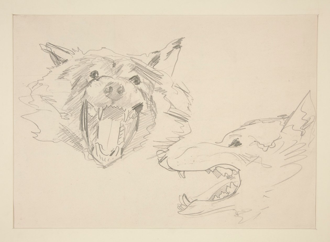 Două vederi ale unui Wolfnorwegian av John Singer Sargent