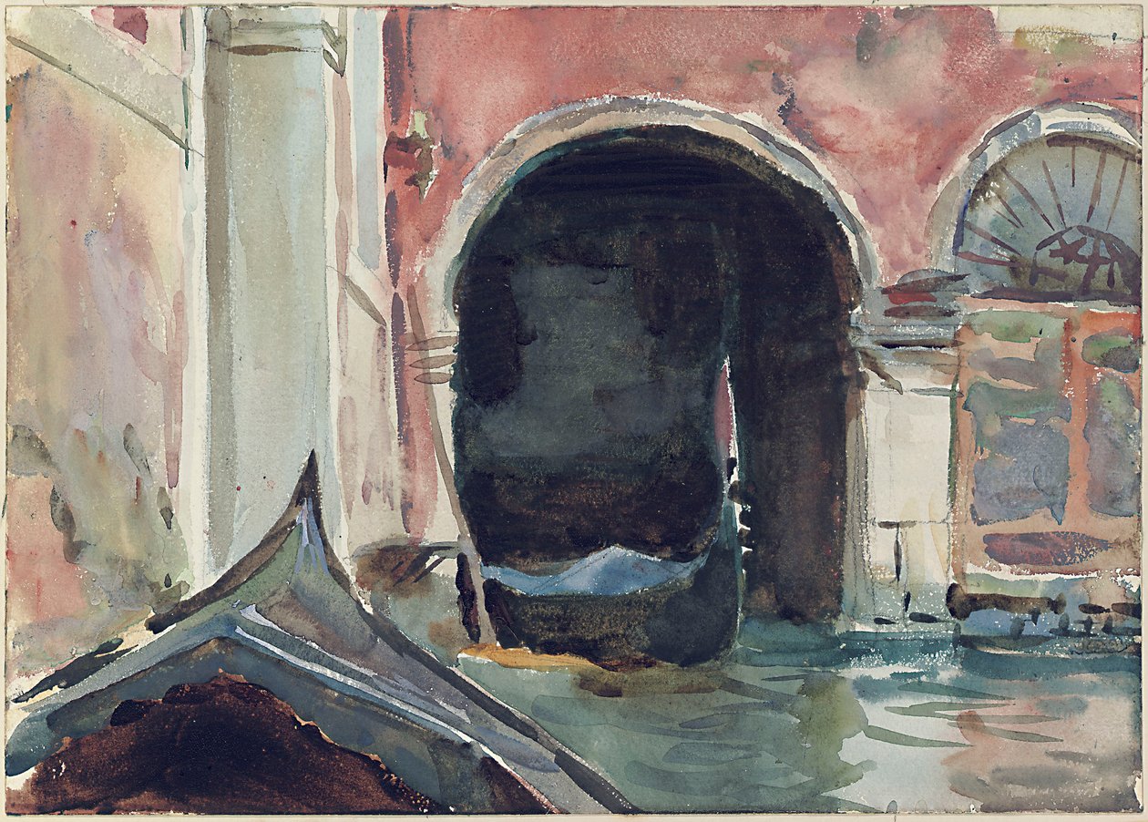 Venetiansk kanal av John Singer Sargent