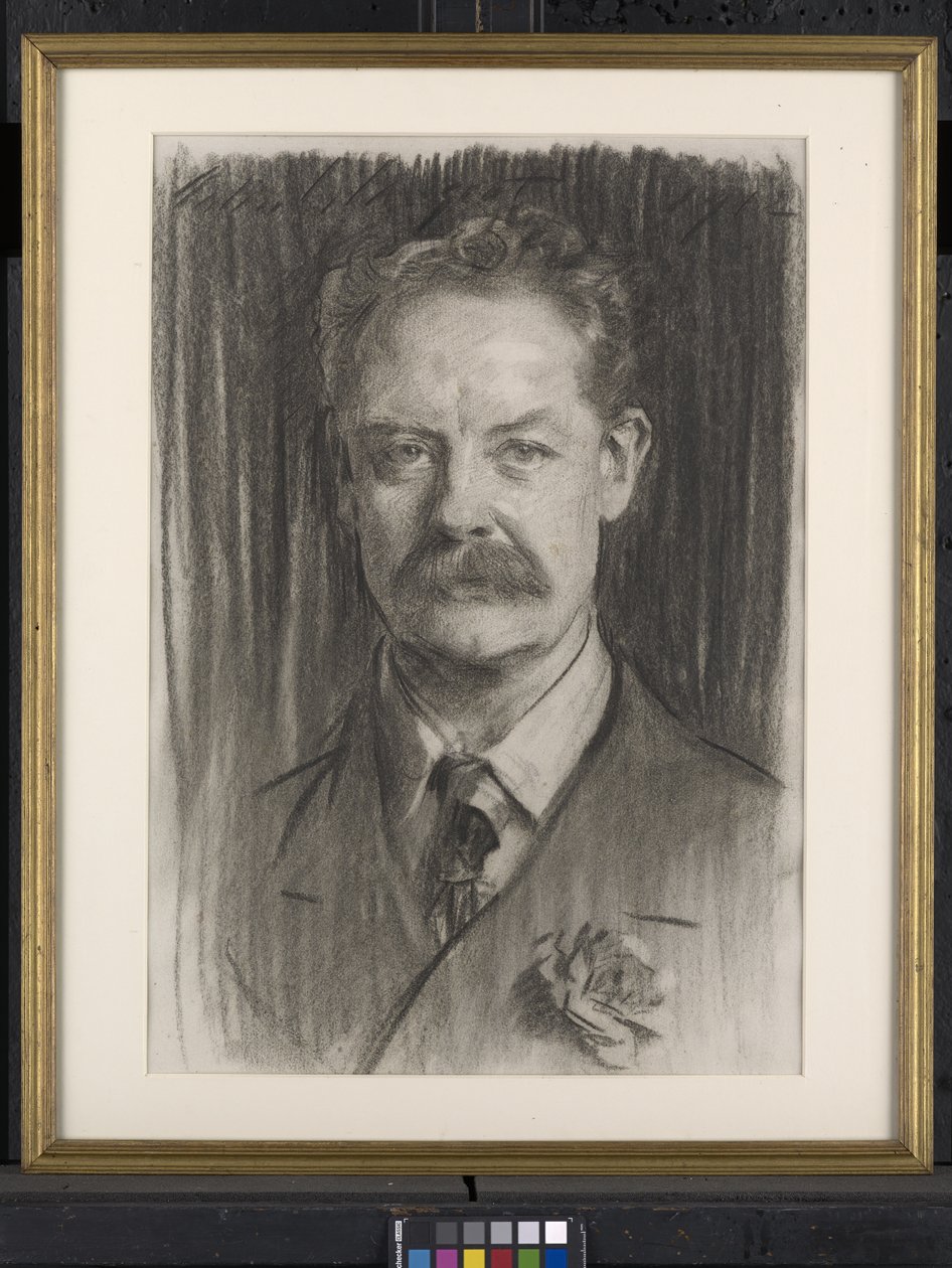 William Henry Grenfell, 1912 (kull på papir) av John Singer Sargent