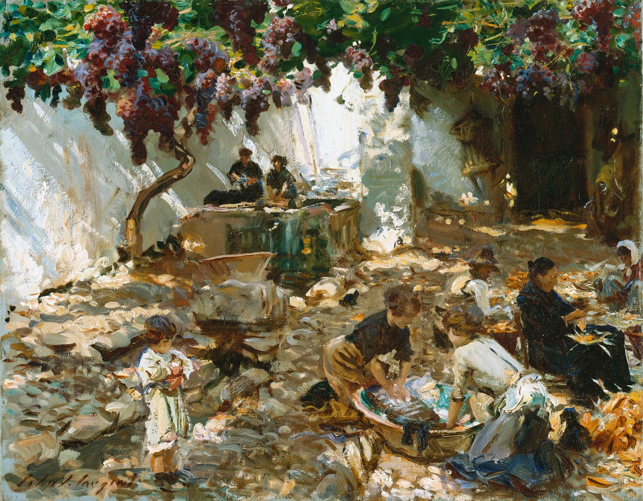 Kvinner på jobb av John Singer Sargent