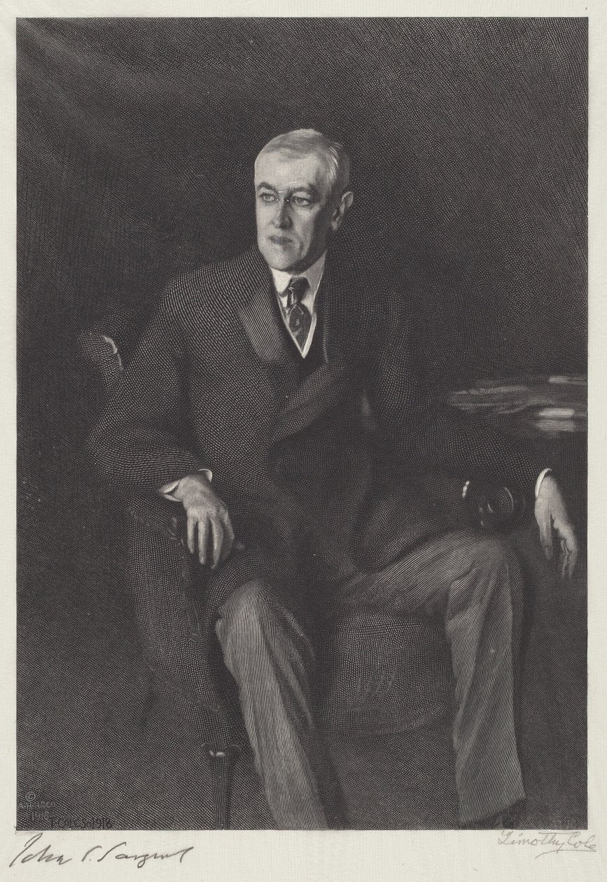 Woodrow Wilson av John Singer Sargent