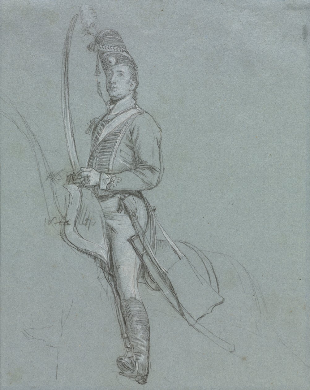 En husaroffiser til hest av John Singleton Copley