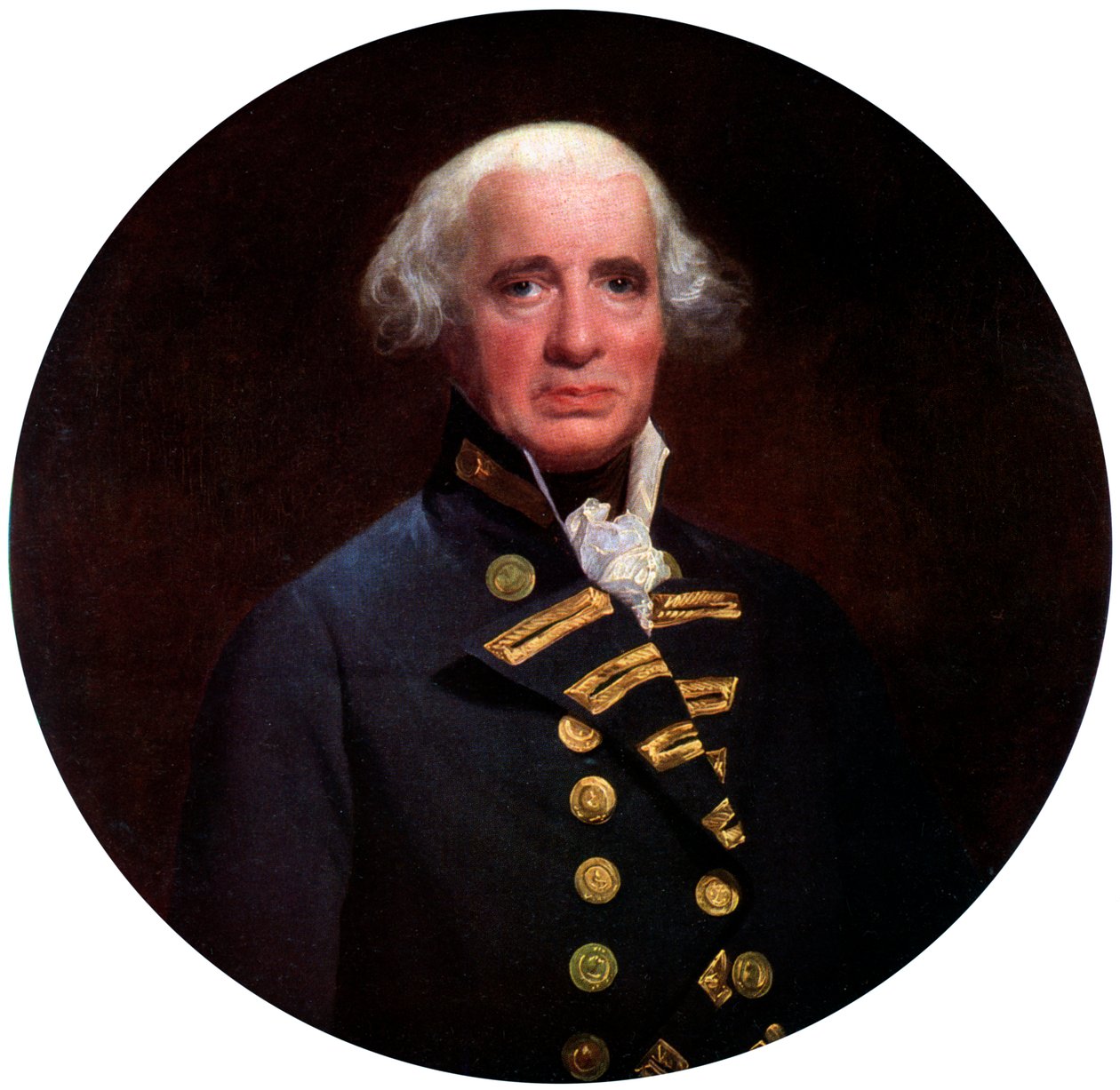 Admiral Richard, jarl av Howe, 1794, c1920 av John Singleton Copley