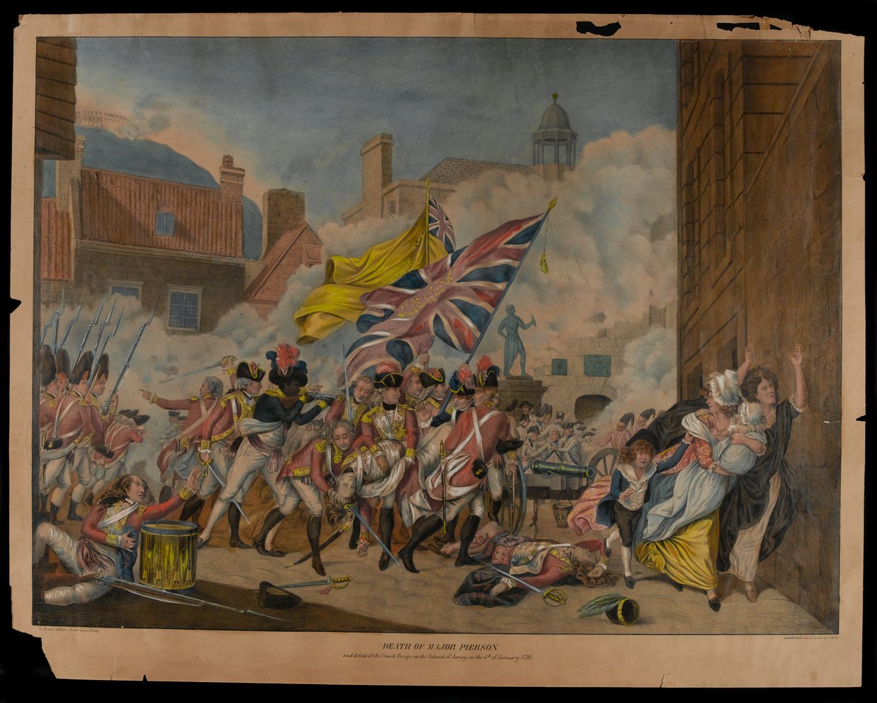 ?Major Piersons død og de franske troppenes nederlag på øya Jersey 6. januar 1781? av John Singleton Copley