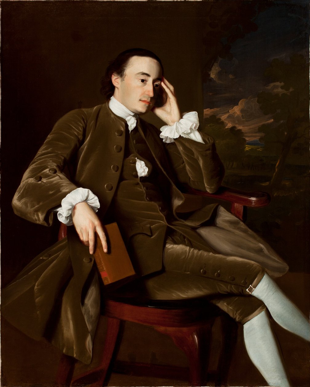 John Bours (1734-1815), ca. 1765-70 (se 183417 for par) av John Singleton Copley