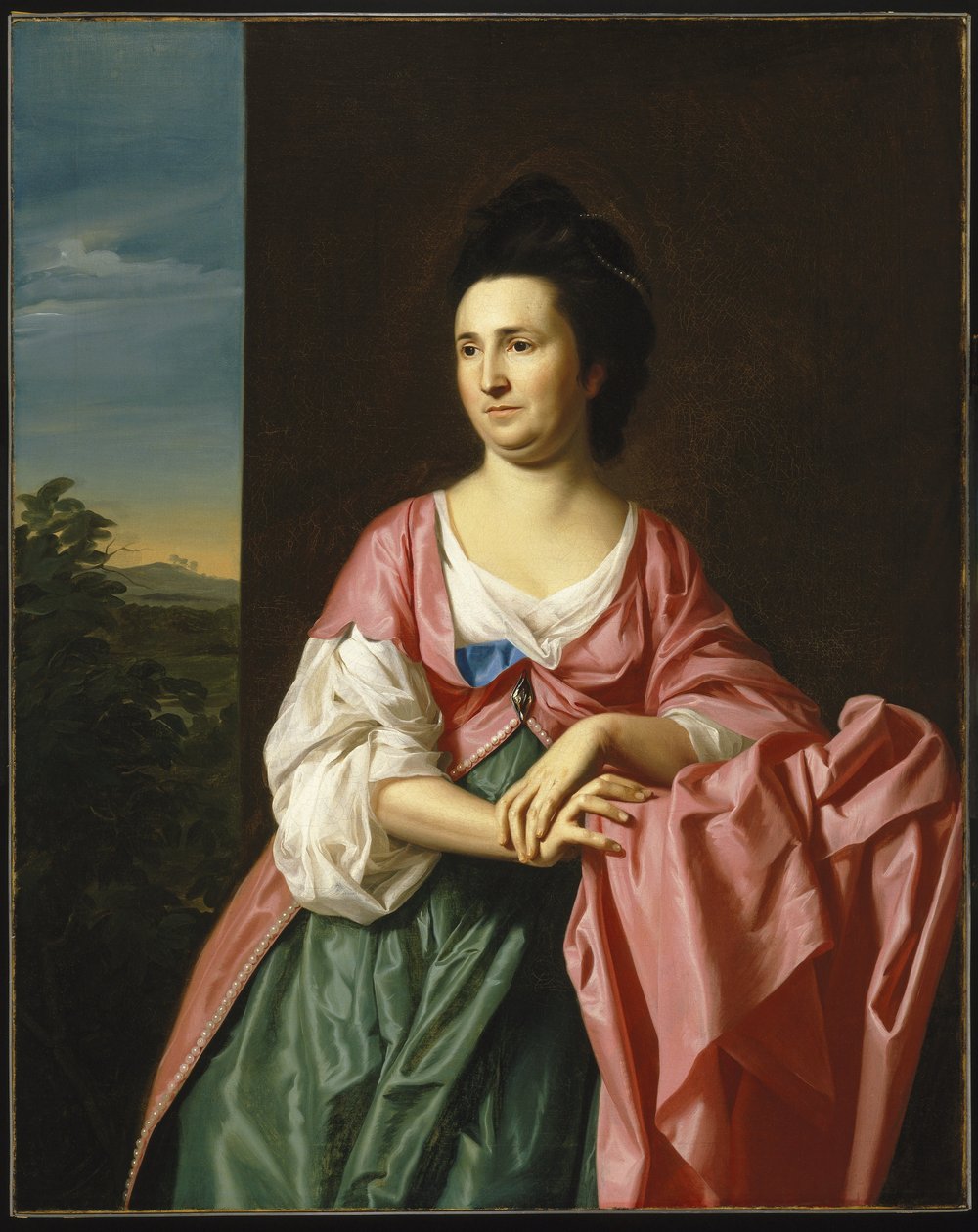 Fru Sylvester Gardiner, født Abigail Pickman, tidligere fru William Eppes av John Singleton Copley