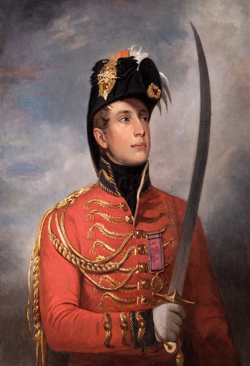 Portrett av William II, konge av Nederland, da prinsen av Oransje, c1813. av John Singleton Copley