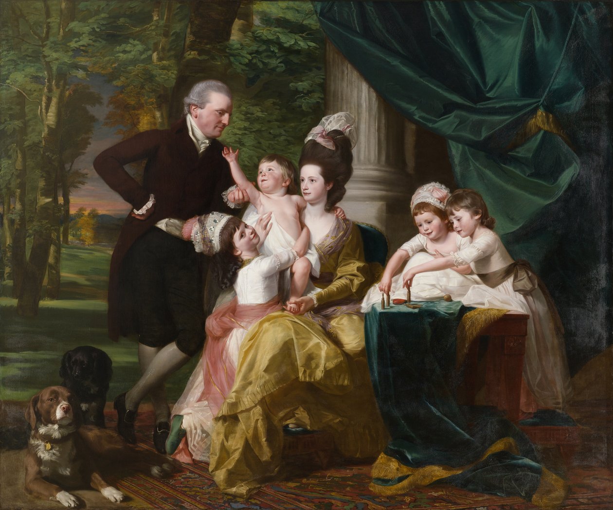 Sir William Pepperrell (1746-1816) og hans familie, 1778 av John Singleton Copley