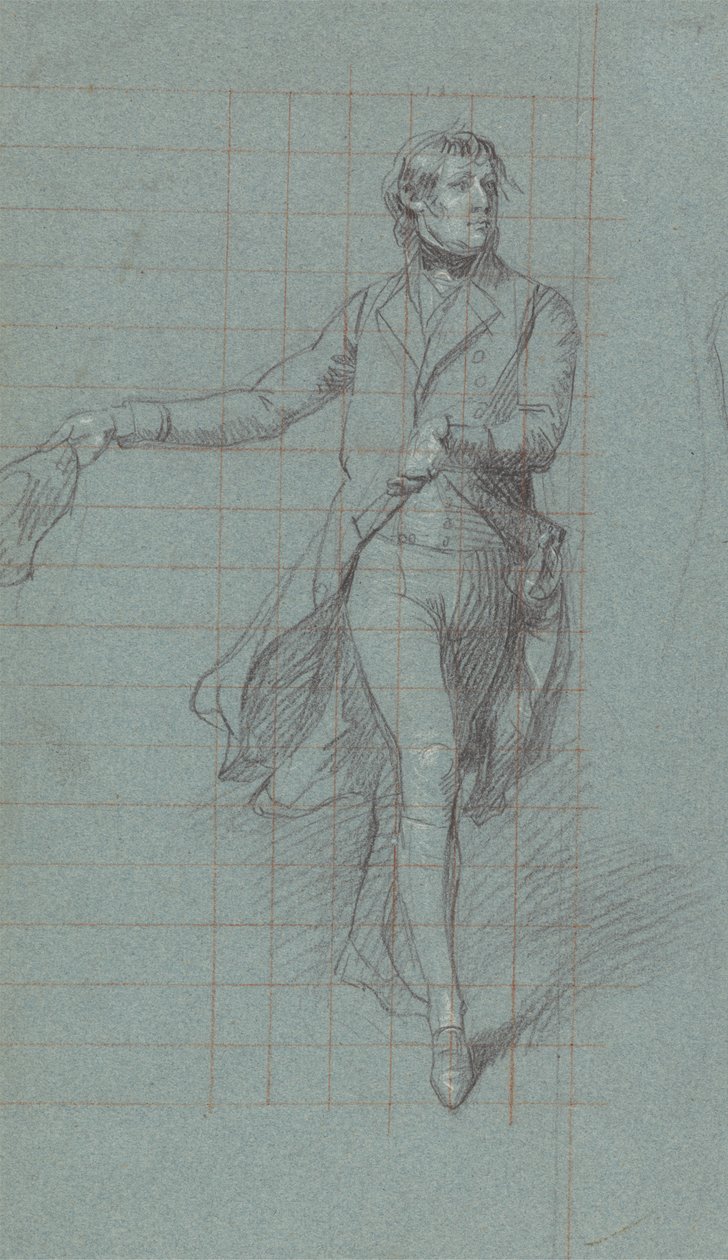 Studie for kaptein William George Fairfax for maleriet "The Victory of Lord Duncan" av John Singleton Copley