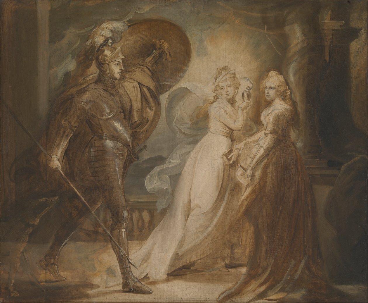 Studie for "Ridderen fra Røde Kors" av John Singleton Copley