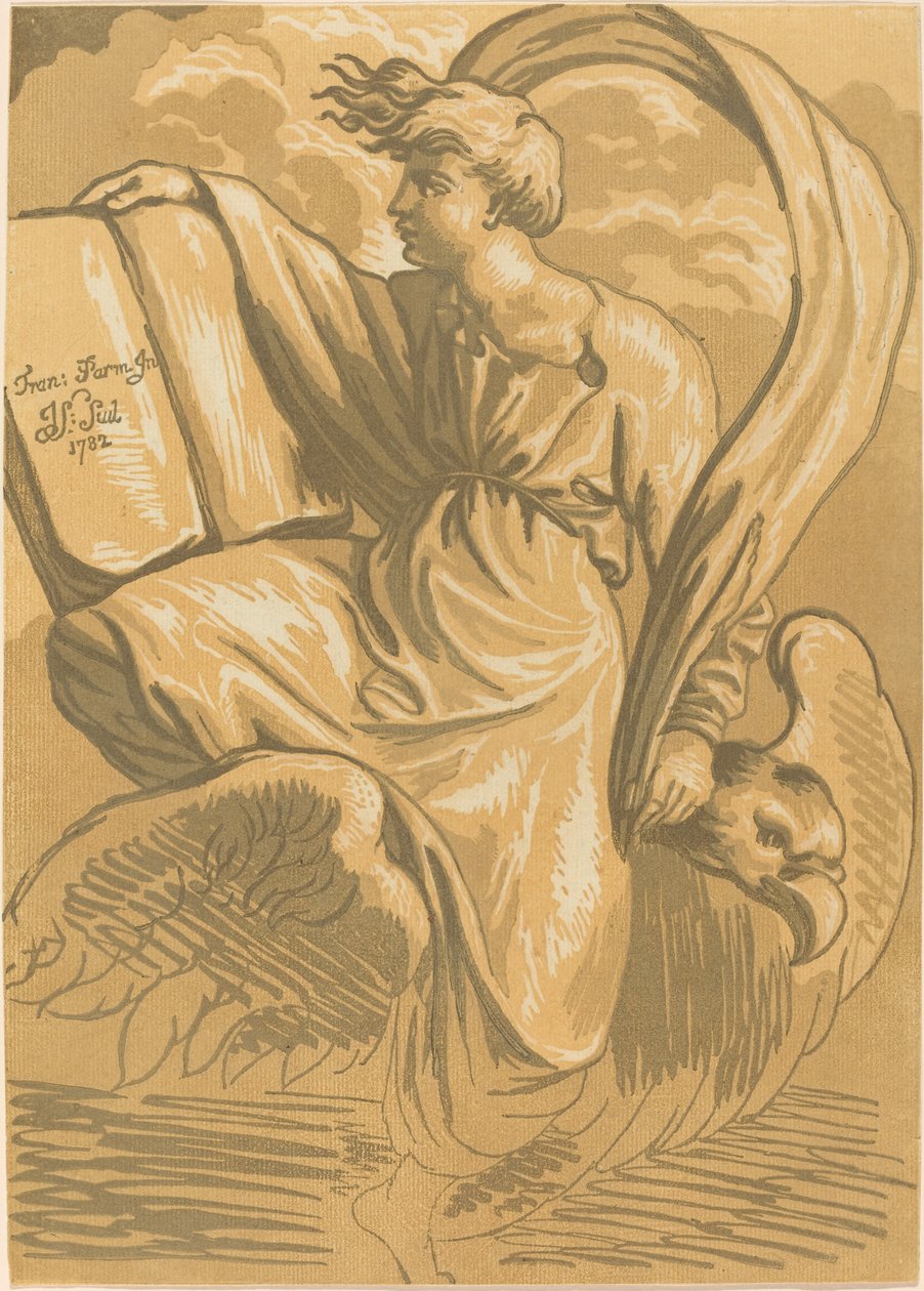 Evangelisten Johannes av John Skippe after Parmigianino