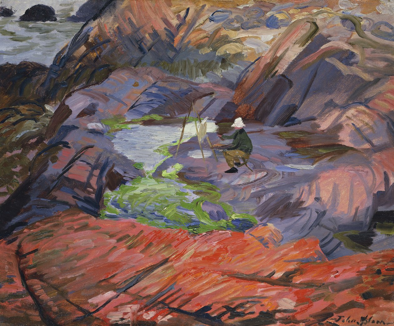 Charles Allan Vinterplanting av John French Sloan