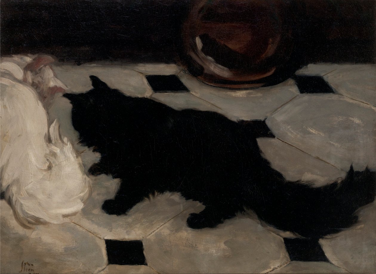 Greens katter av John French Sloan