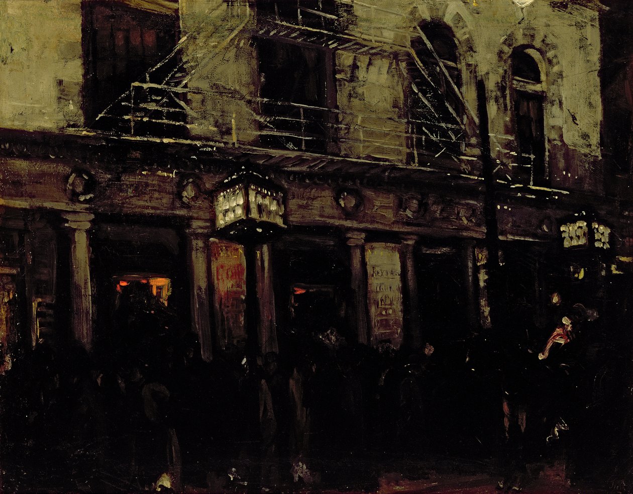 Walnut Street Theatre, Philadelphia av John French Sloan