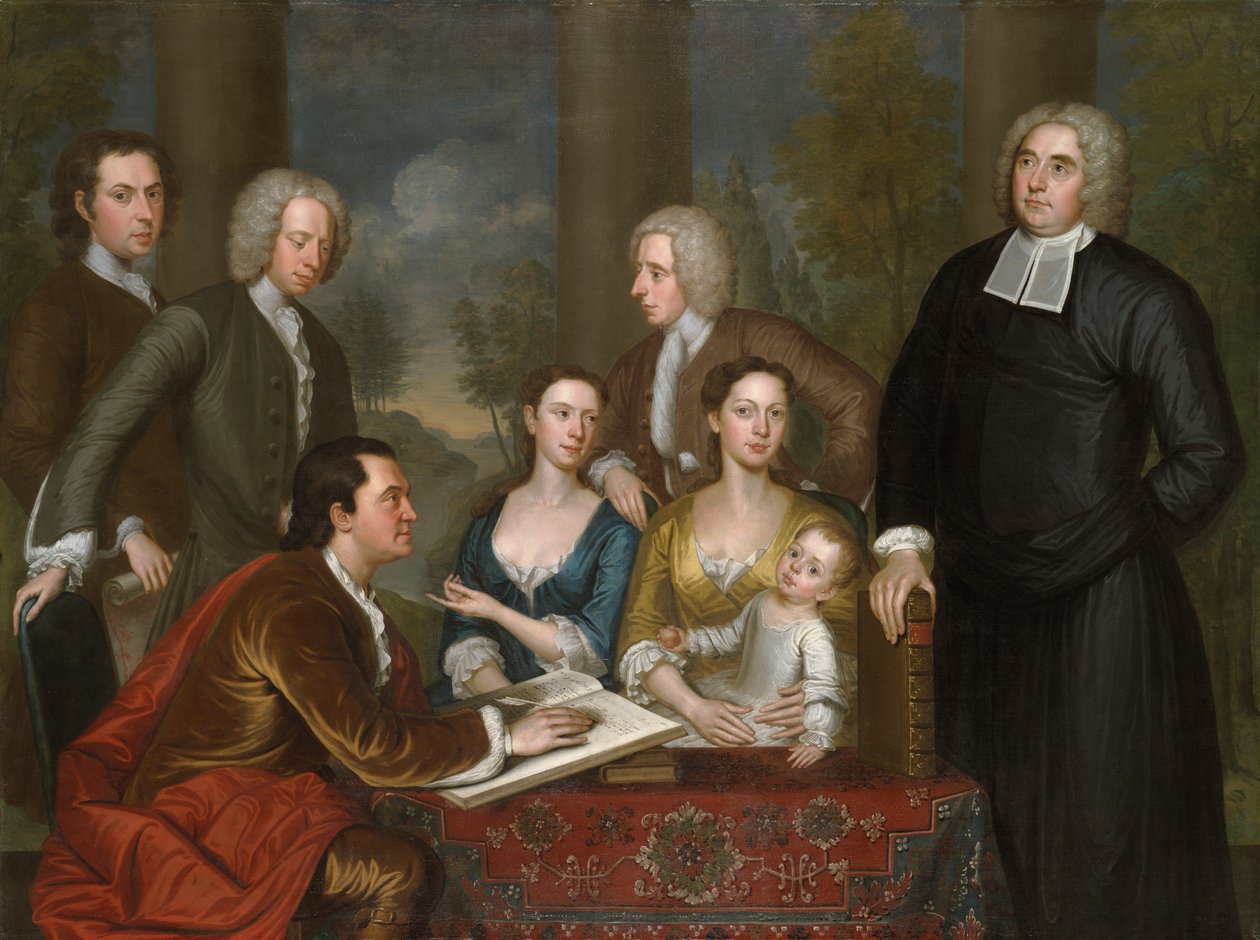 The Bermuda Group (Dean Berkeley and His Entourage) av John Smibert