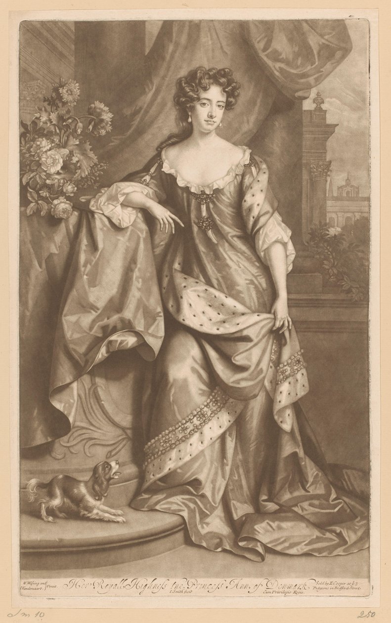 Portrett av Anna av Danmark av John Smith