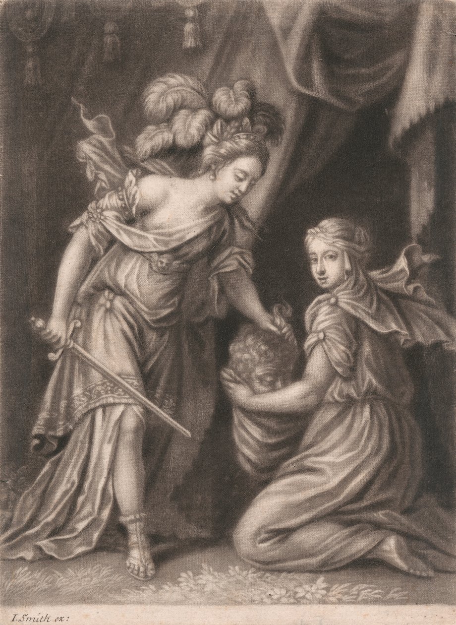 Judith med sjefen for Holofernes av John Smith