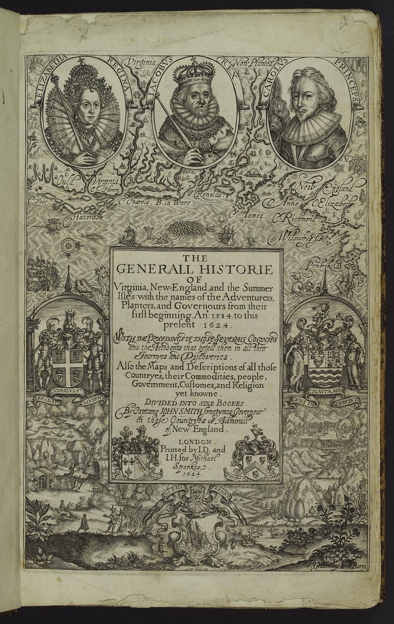 "Den generelle historien om Virginia, New-England og sommerøyene", 1624 av John Smith 2