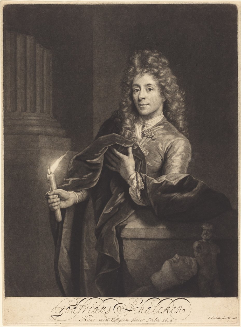 Godfried Schalcken av John Smith after Godefridus Schalcken