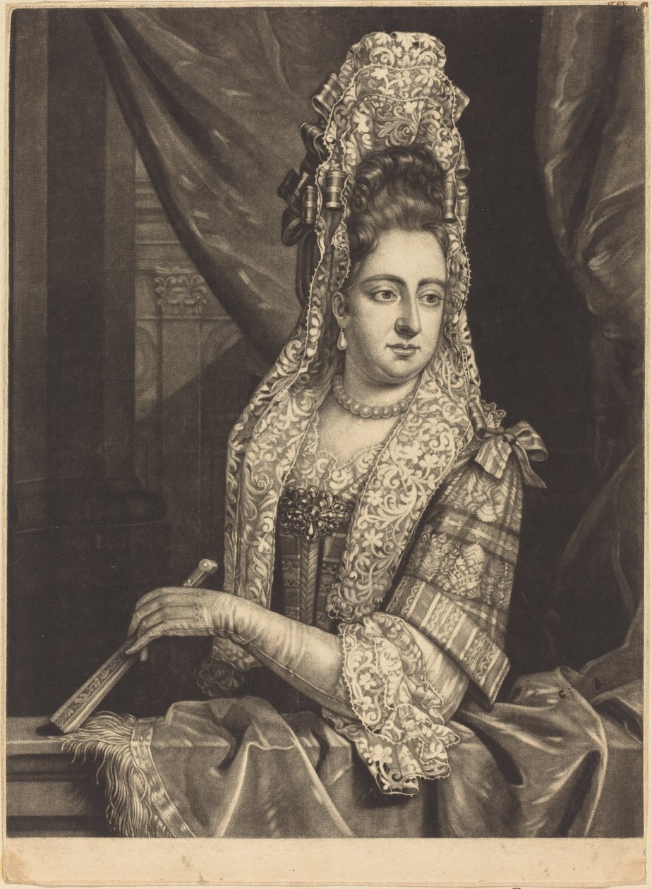 Dronning Mary av John Smith after Jan van der Vaart